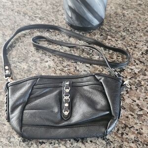 Free People We The Free Crossbody Small Blk Biker Rodeo